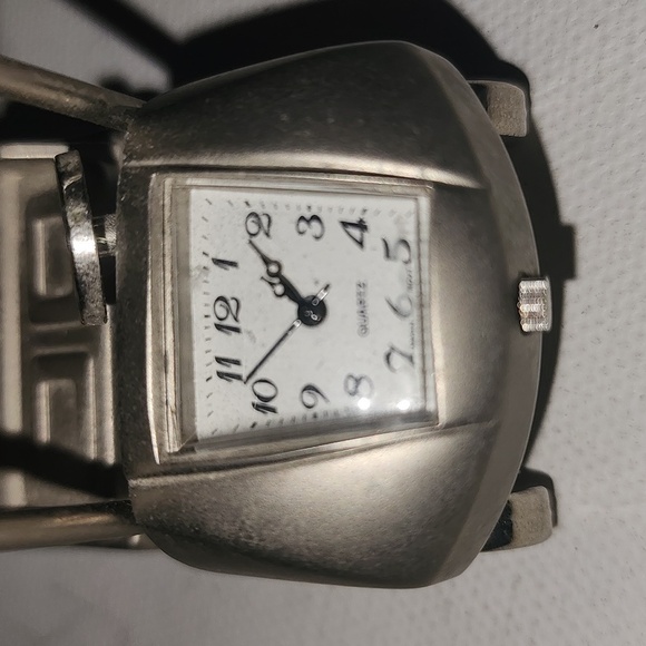 Golf Cart Collectible mini clock Stainless steel moveable wheels needs battery - Picture 6 of 6